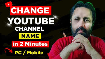 How to change youtube channel name urdu/hindi | youtube name change kaise kare | Youtube course urdu