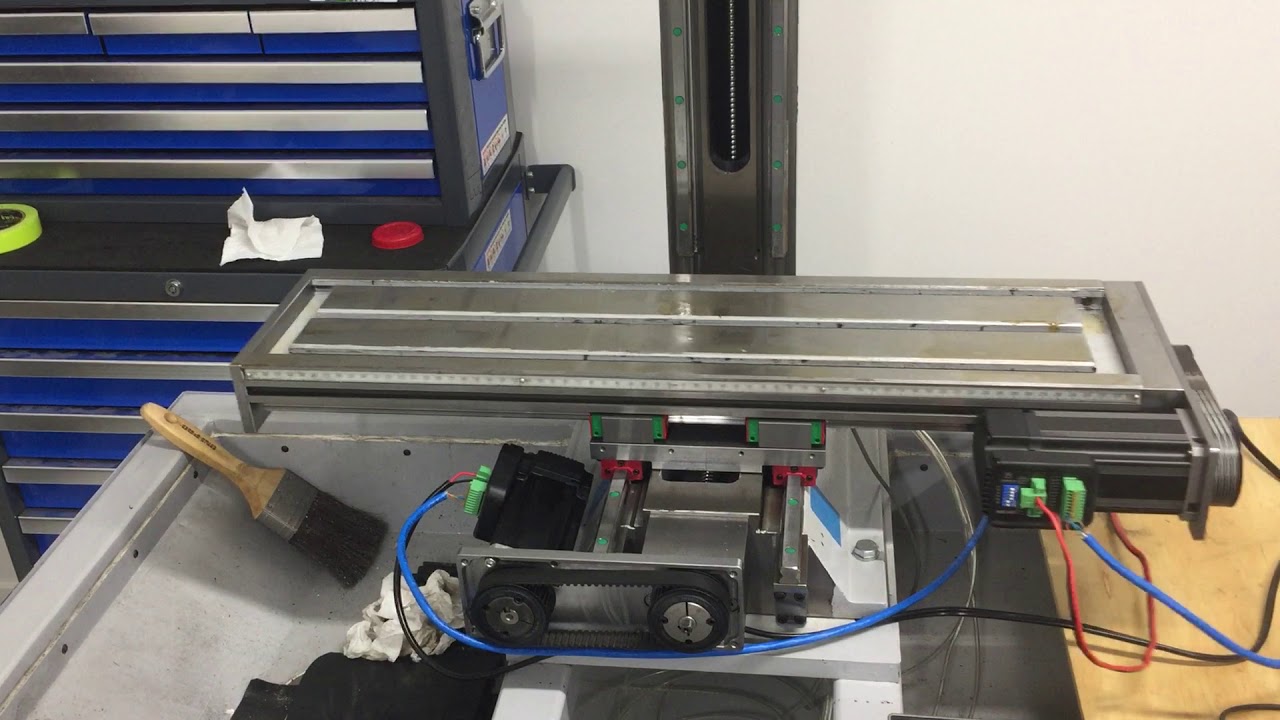 BF20 with Linear Rails aand JMC Servos - 50mm Test