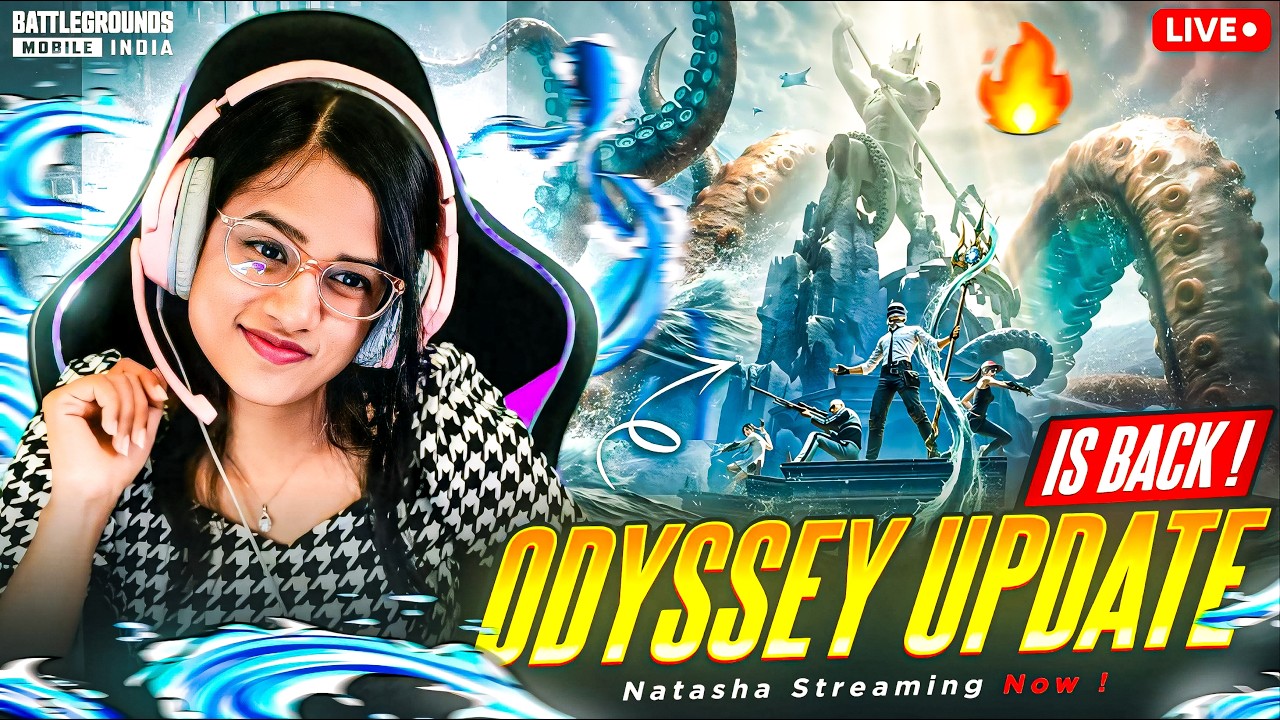 BGMI Live NEW UPDATE🔥😍😍Natasha Gaming Live With BGMI #bgmilive #bgmi