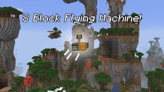 How To Build An 8 Block Flying Machine! (Under 1 Minute)