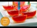 Orange Jello Boats - 3 Ingredients