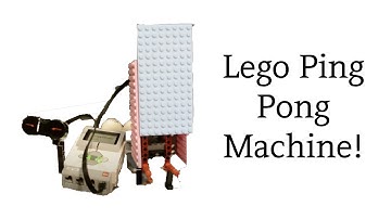 Lego EV3 Ping Pong Machine