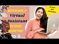 How To Become A VIRTUAL ASSISTANT in 30 Days With These 5 Simple Steps | Make Money Online Series