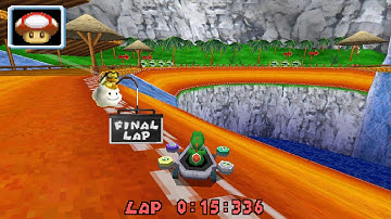 [MKDS] Yoshi Falls 45.994 (former WR)
