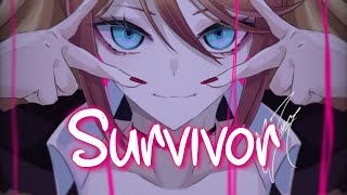 Miniatura de "「Nightcore」 Survivor - Besomorph & RIELL ♡ (Lyrics)"