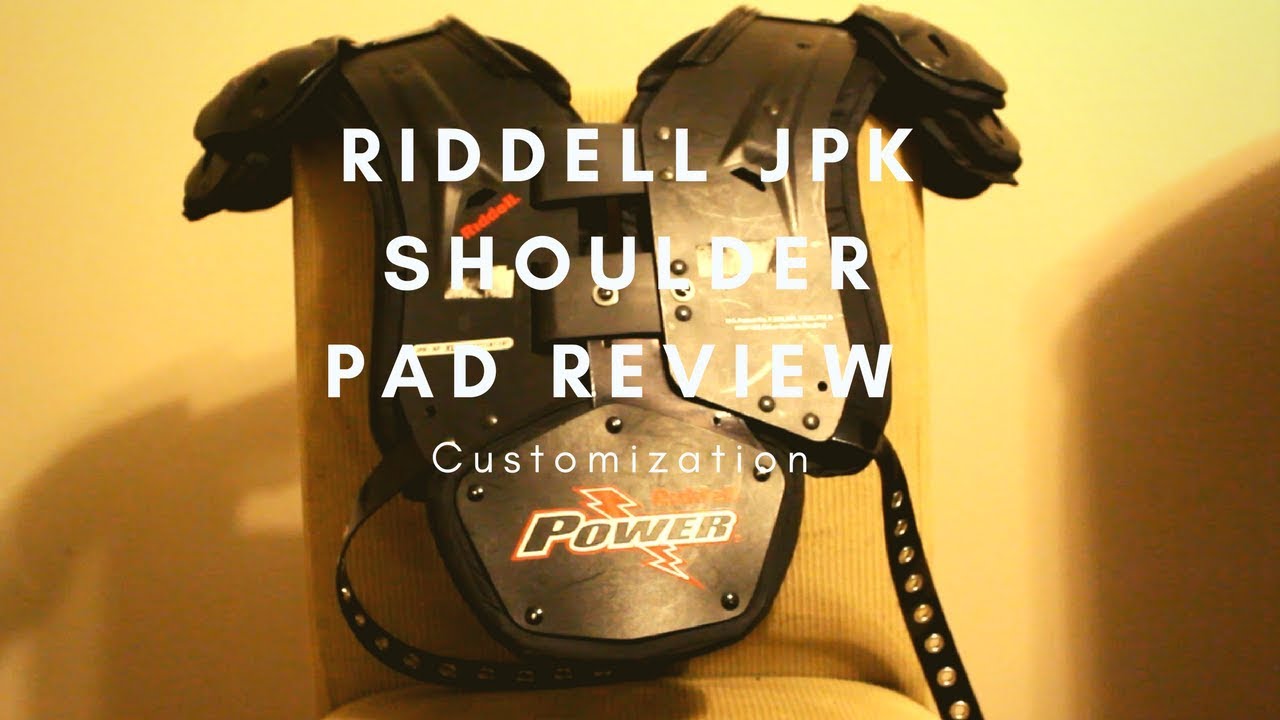 Riddell Youth JPK Football Shoulder Pads with Backplate