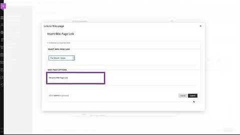 Create and Edit Wiki Pages in Blackboard Original