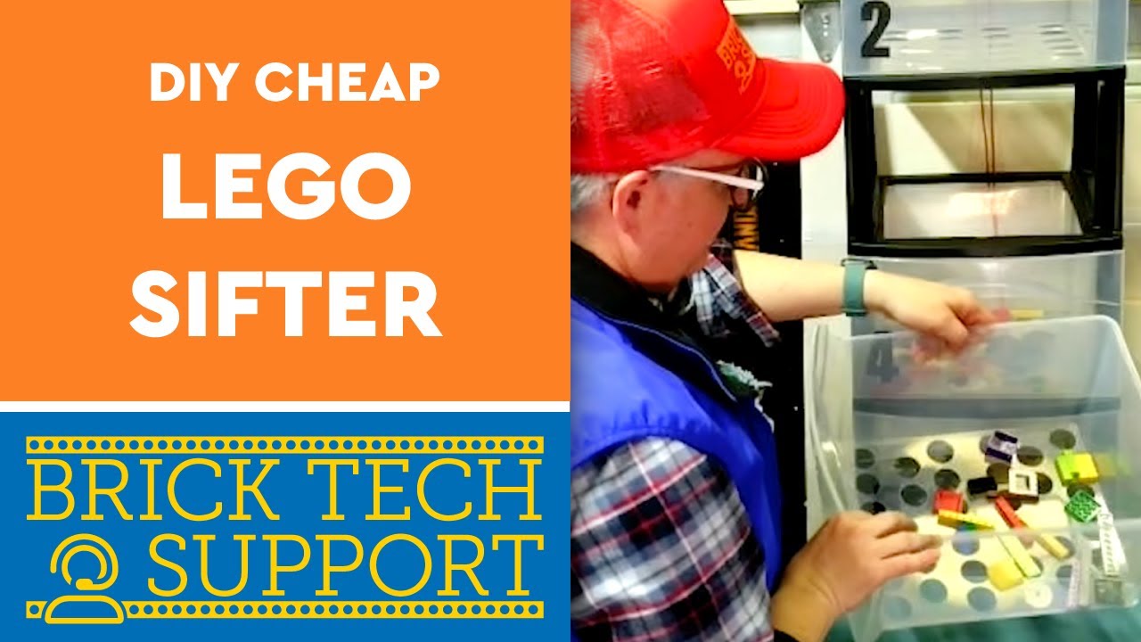 DIY LEGO® Sifter  Quickly separate your LEGO® bricks for less than $50! 