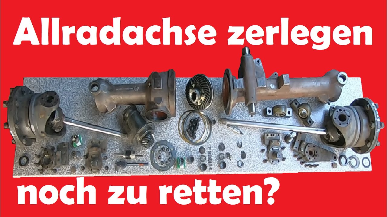 Restauration Allradachse #Teil 2 Achse zerlegen | Fendt Farmer 108s | DIY | BPW Achse
