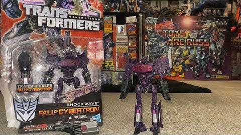 How to transform fall of cybertron deluxe class shockwave. Transformers FOC video