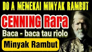 Cenning Rara Mantra pemikat hati suku bugis || Minyak Rambut