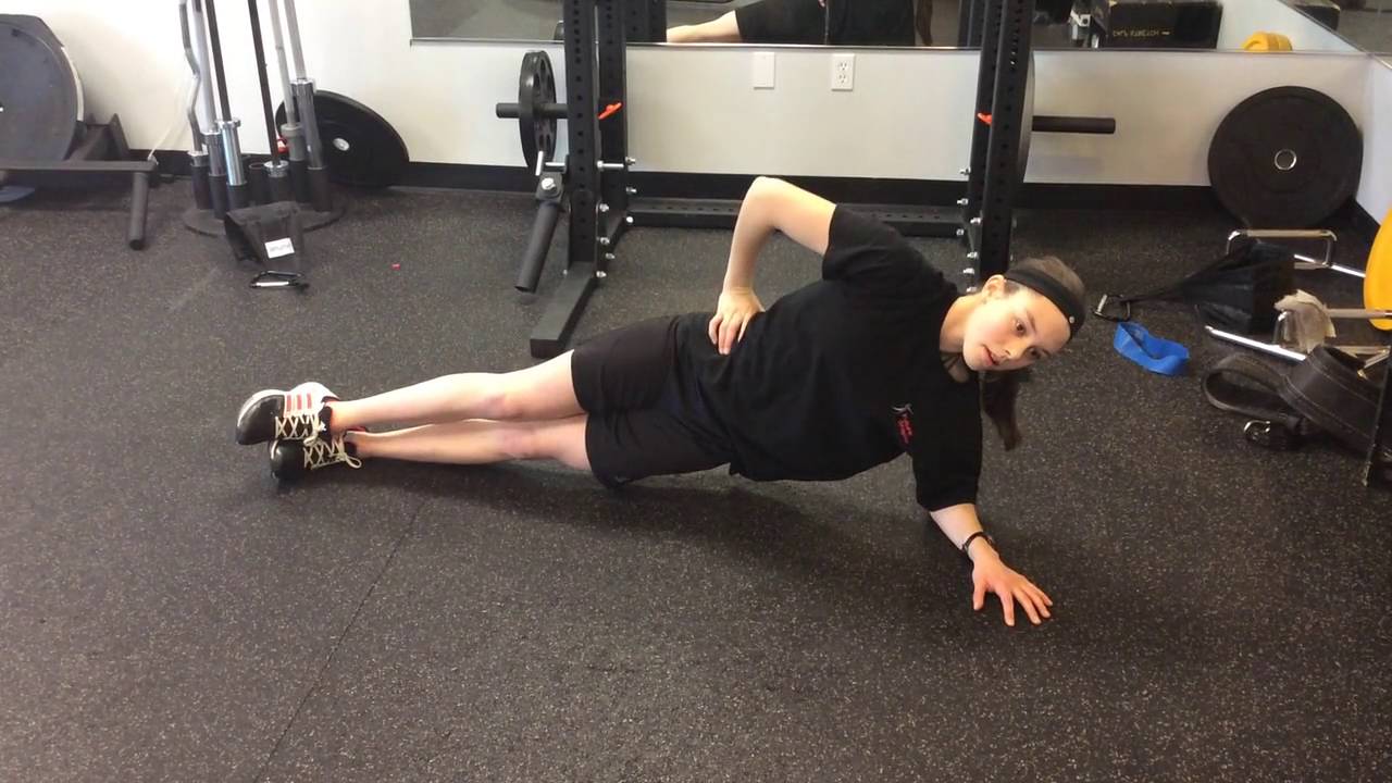 Side Plank with Hip Lift HD - YouTube