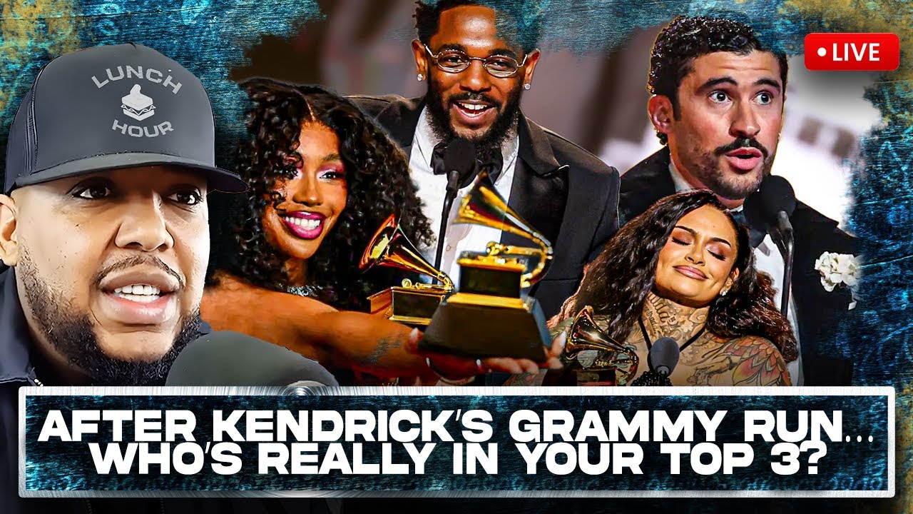 The Lunch Hour: After Kendrick’s Grammy Run Who’s Really In Your Top 3??? Isaac Hayes III Hating???