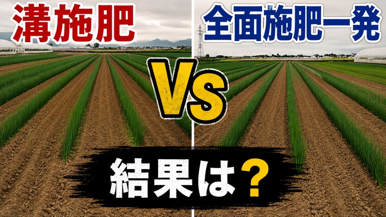 Green Onion Cultivation] One-time application of extreme