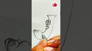 How To Draw Alphabet Lore J