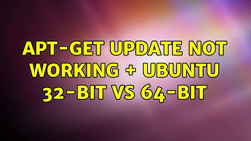 Ubuntu: apt-get update not working + ubuntu 32-bit Vs 64-bit