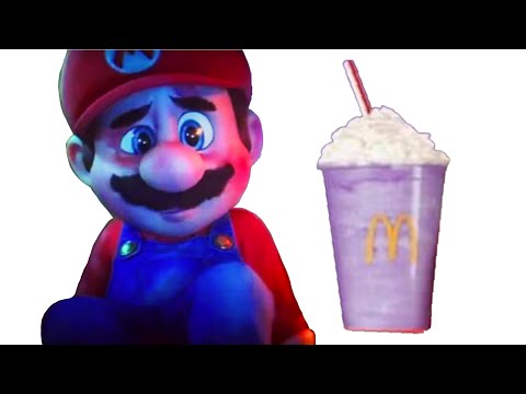 Super Mario Bros. Movie Characters and their favorite FOODS at McDonald's!