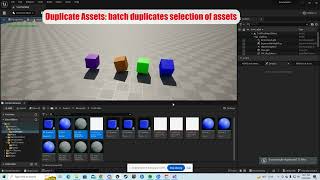 Unreal Custom Editor Tools, Extend Content Browser: Common Asset Actions