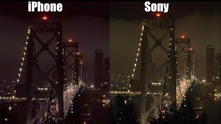 iPhone 15 Pro vs Sony a7CII (Low Light)