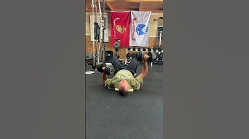 Alternating Dumbbell Floor Press from the Bottom #sharpenedathletics