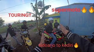 TOURING!! riding bersama supermoto sidoarjo to kediri (part1) #smikediri #supermoto #motovlog