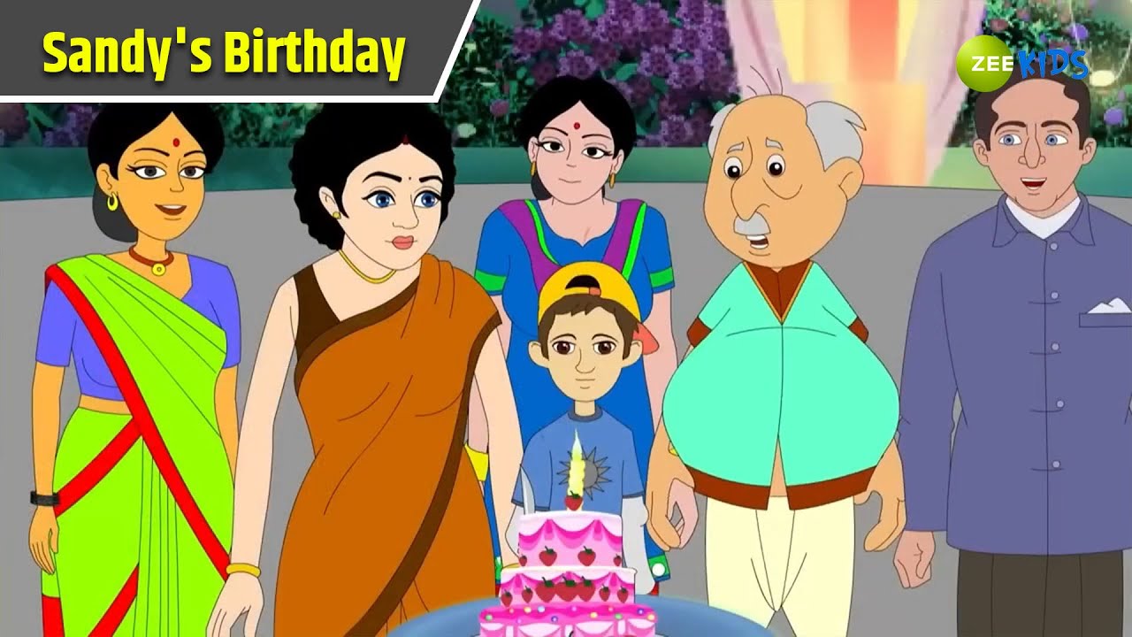 Sandy's Birthday | Magic Bhootu | Super Power Kids Show | Bangla Cartoon | Magic Cartoon | KidZ