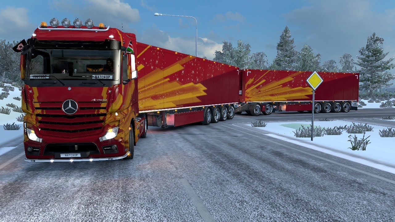 ETS 2 l International Gift Delivery Event l Luxembourg - Liepāja  Timelapse