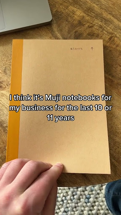 Muji notebooks: They work!