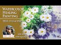 Watercolor Floral Painting For Beginners | Wild chrysanthemum easy drawing [ART JACK]