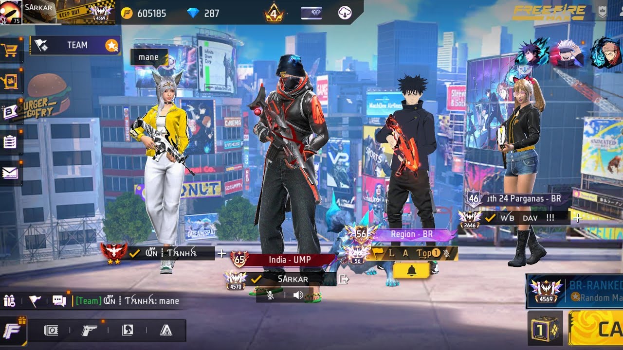 📍[LIVE] FREE FIRE | GRANDMASTER PUSH | DAY 4 !!