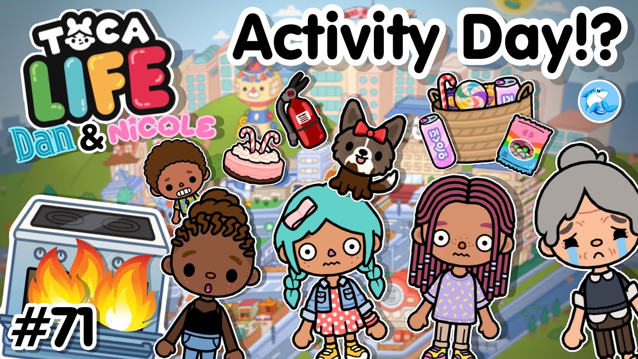 Toca Life City | Activity Day!? #71 🐶 (Dan & Nicole series) Toca Boca