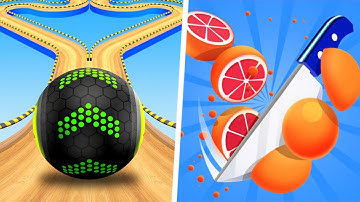 ⛱🏝 Going Balls Vs Slice It All Gameplay Speedrun All Levels 4K 39