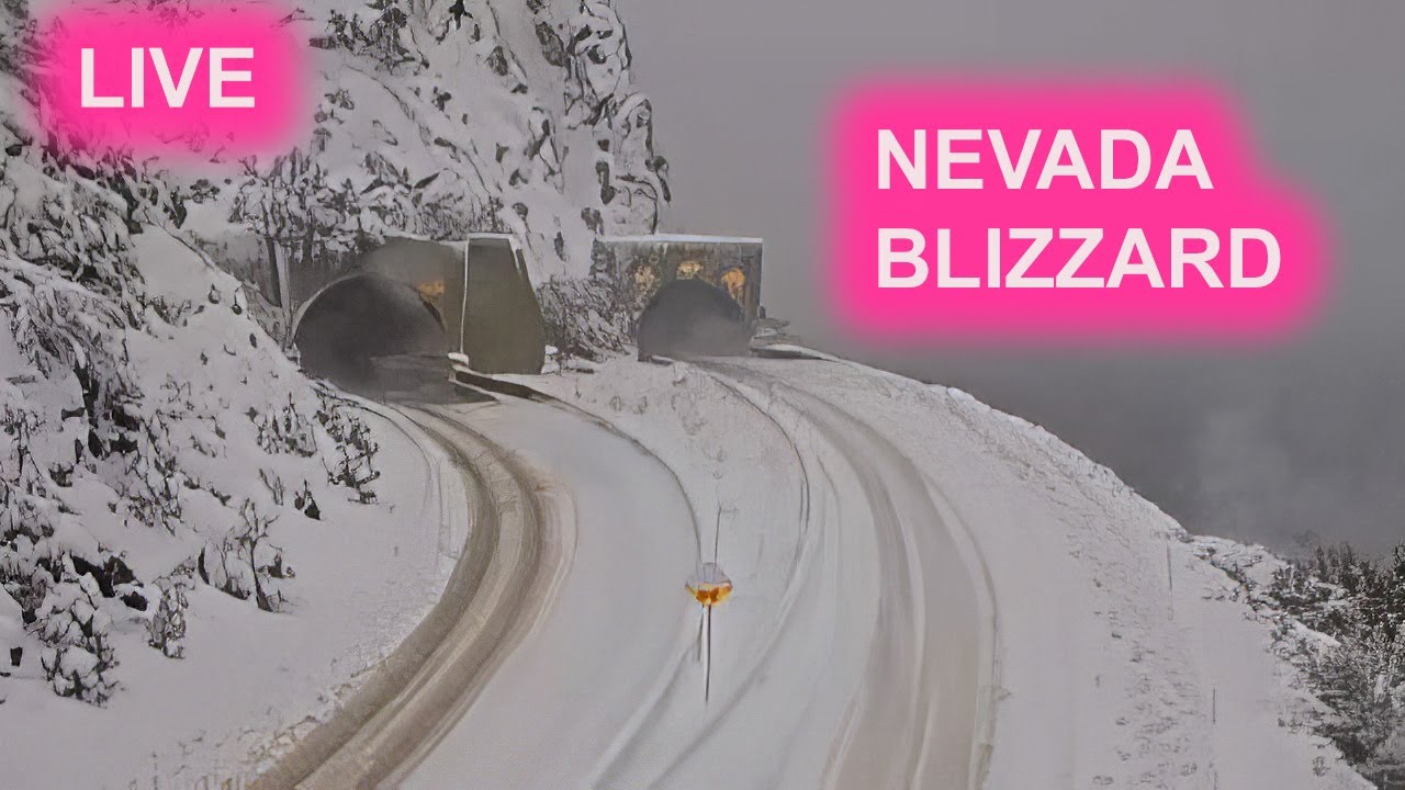 🔴 REPLAY Lake Tahoe Nevada Blizzard - March 1 2024