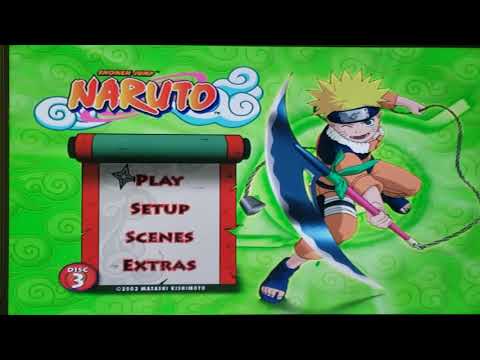 Naruto Uncut DVD Box Set Vol 3 DVD Menu Discs 1-3 Review