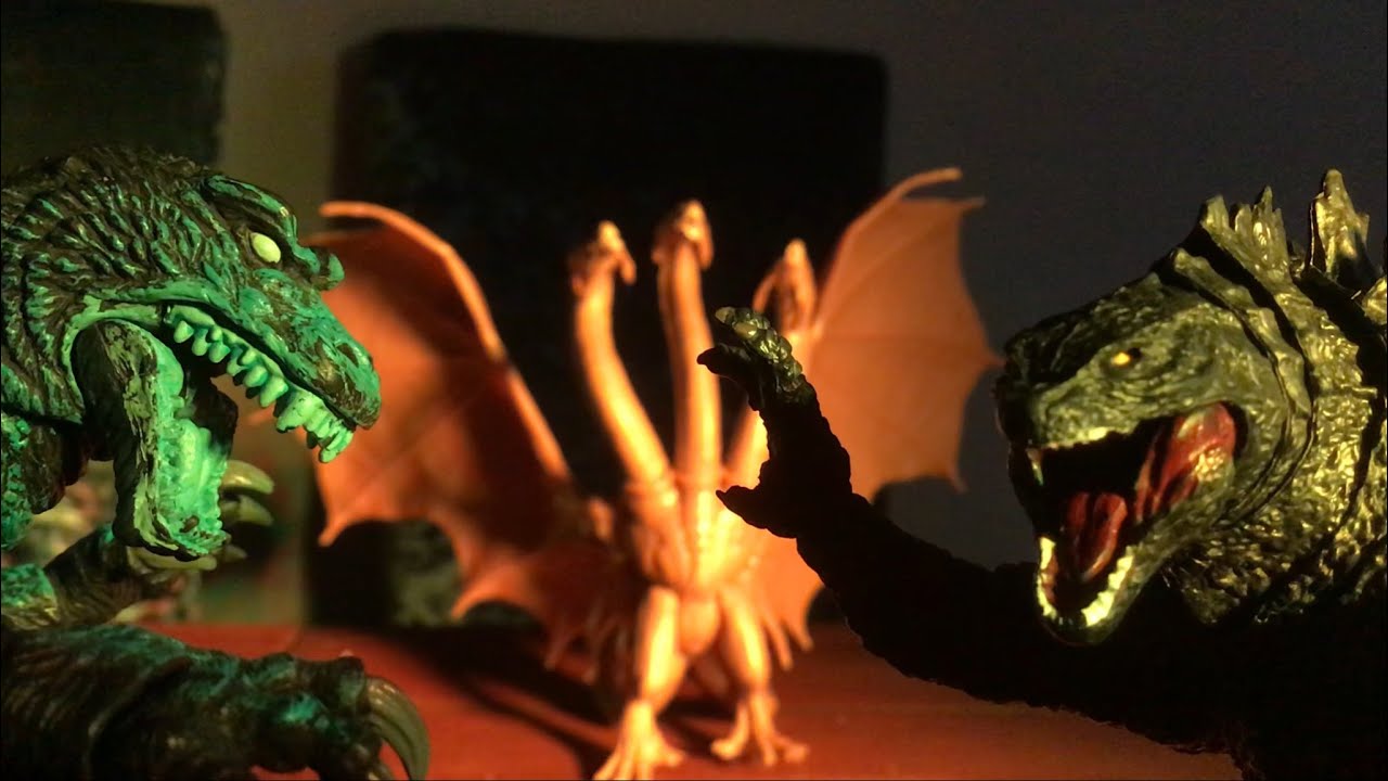 Legendary Godzilla and Millennium Godzilla VS King Ghidorah - YouTube