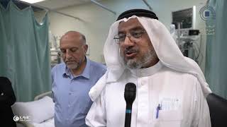 حاج اردني يجري عملية قسطرة بمدينة الملك عبدالله الطبية و يثنى على جهودها