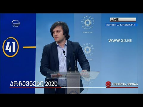 ირაკლი კობახიძის ბრიფინგი, რომელიც ამერიკის საელჩოს განცხადებას ეხმაურება