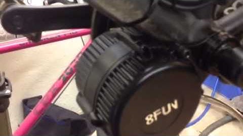 Bafang BBS02 - Mounted testrun (noise)