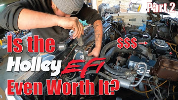 Fixing Everything wrong with the Holley Sniper - C30 454 Holley Sniper Install Part 2