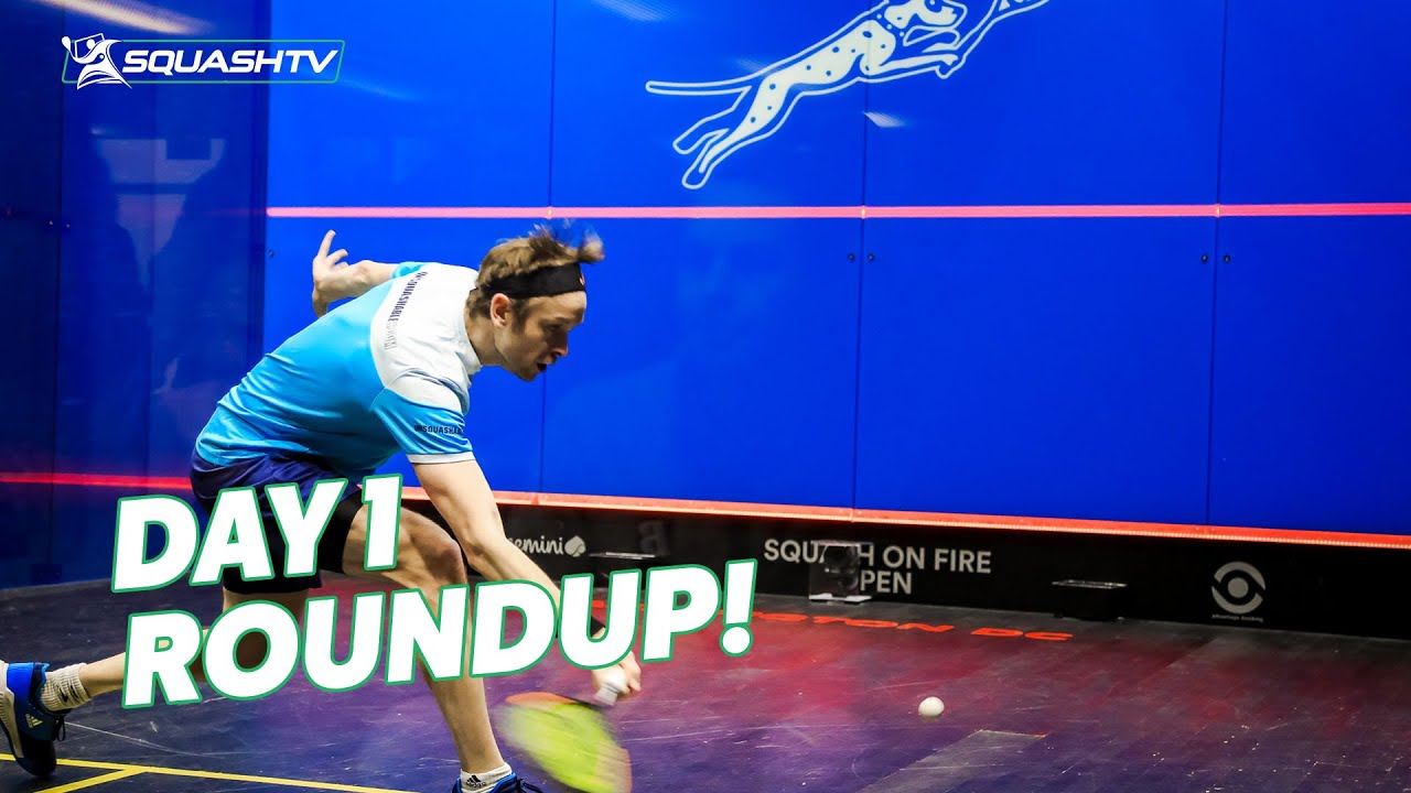 Round 1 at the Squash On Fire Open 2023 | Story of the Day!