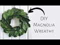 HOW TO MAKE A MAGNOLIA WREATH/ Easy magnolia wreath tutorial #wreathmaking #wreathtutorial