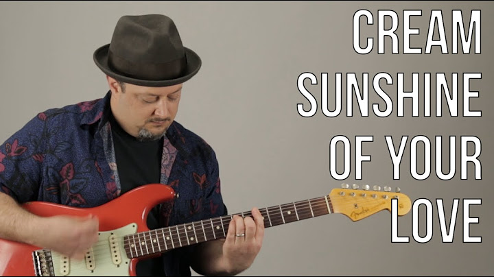 Sunshine of Your Love Guitar version - Guitar performance video thumbnail