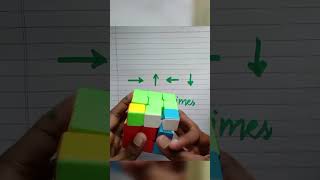 Rubik's cube will be solved by this trick #art #trending #shorts