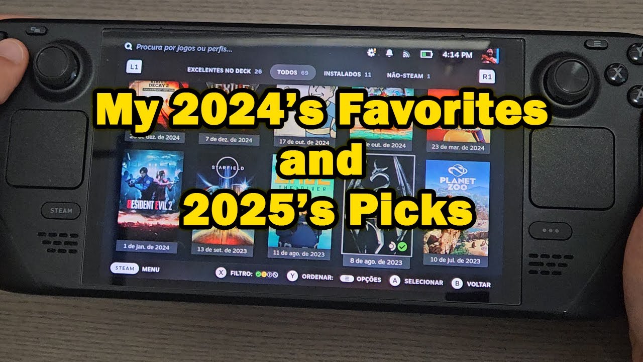 The Best Steam Deck Games I Played in 2024 and My 2025 Backlog - YouTube