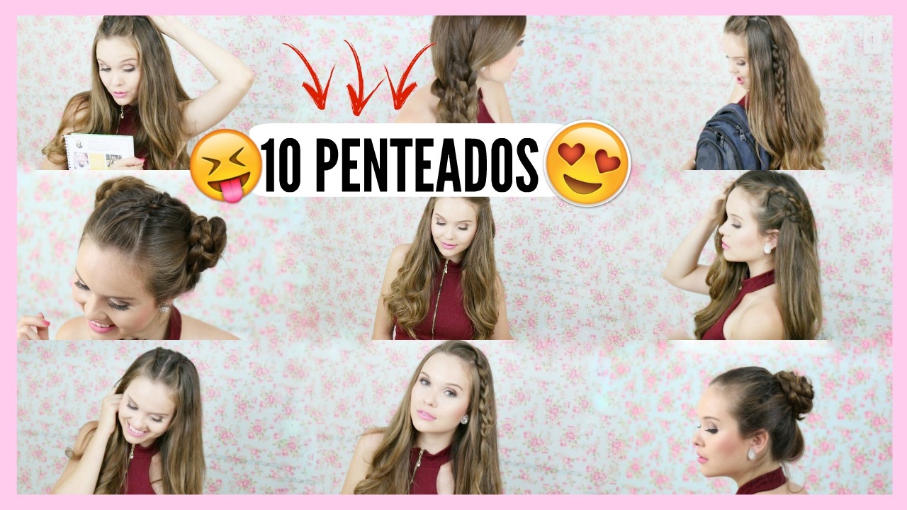 10 PENTEADOS FÁCEIS PRA ESCOLA- FACULDADE 🙆📚😍
