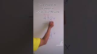 Multiplicación Peruana, ejercicio 1  | shorts