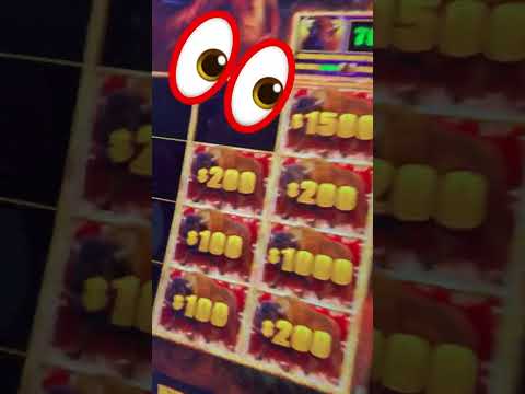 $5,800 JACKPOT AS IT HAPPENS!! #lasvegas #buffalolink