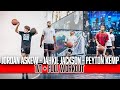 Peyton Kemp Jordan Askew and Jahkil Jackson GO AT IT 1v1!!! | Full Workout with Pro's Vision