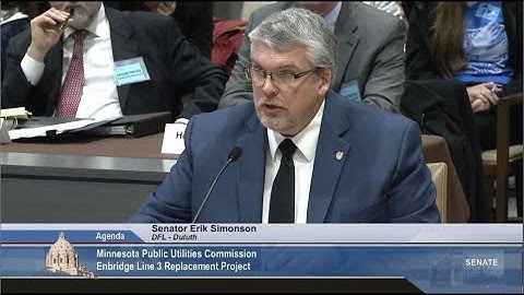 State Lawmakers Comment on Enbridge Line 3 Replacement Project (Clips)