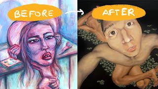 MY ART BEFORE VS. AFTER ART SCHOOL ⭐️